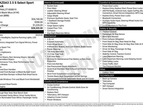 New 2026 MAZDA MAZDA3 s Sport image 3