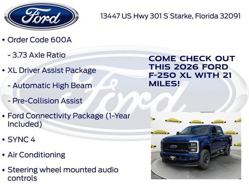 New 2026 Ford F250 XL w/ STX Appearance Package image 25