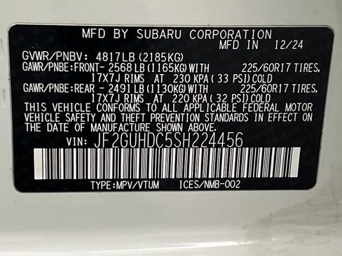Used 2025 Subaru Crosstrek 2.0i Premium AWD/4WD image 60