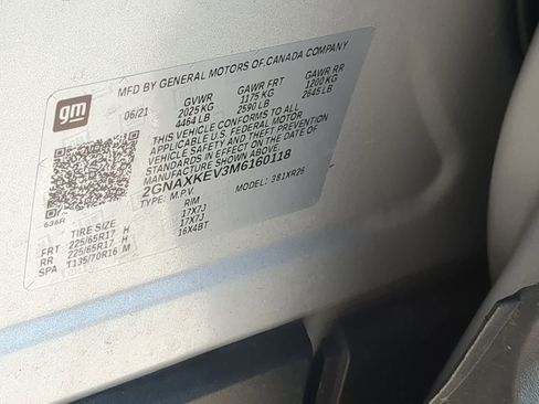 Used 2021 Chevrolet Equinox LT FWD image 31