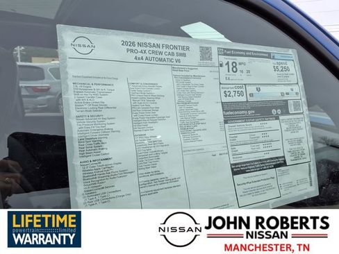 New 2026 Nissan Frontier PRO-4X image 18