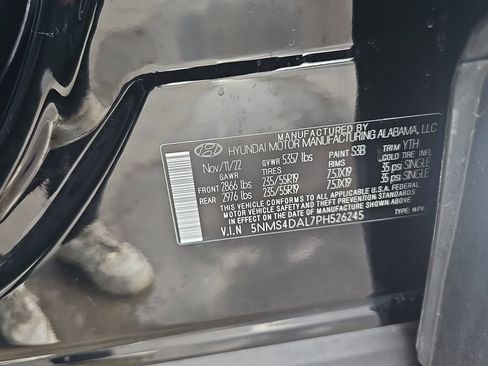 Used 2023 Hyundai Santa Fe Limited AWD/4WD image 36