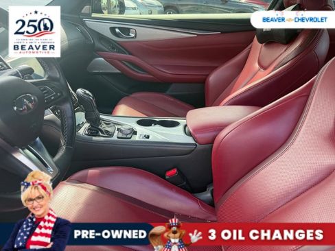 Used 2017 INFINITI Q60 Red Sport 400 RWD image 8