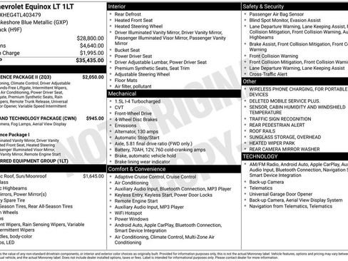 New 2026 Chevrolet Equinox LT w/ Convenience Package II image 9