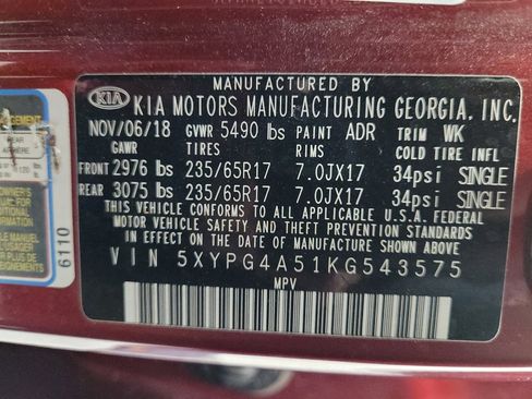 Used 2019 Kia Sorento FWD V6 image 33