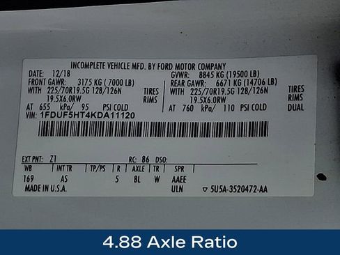 Used 2019 Ford F550 4x4 Regular Cab Super Duty image 30