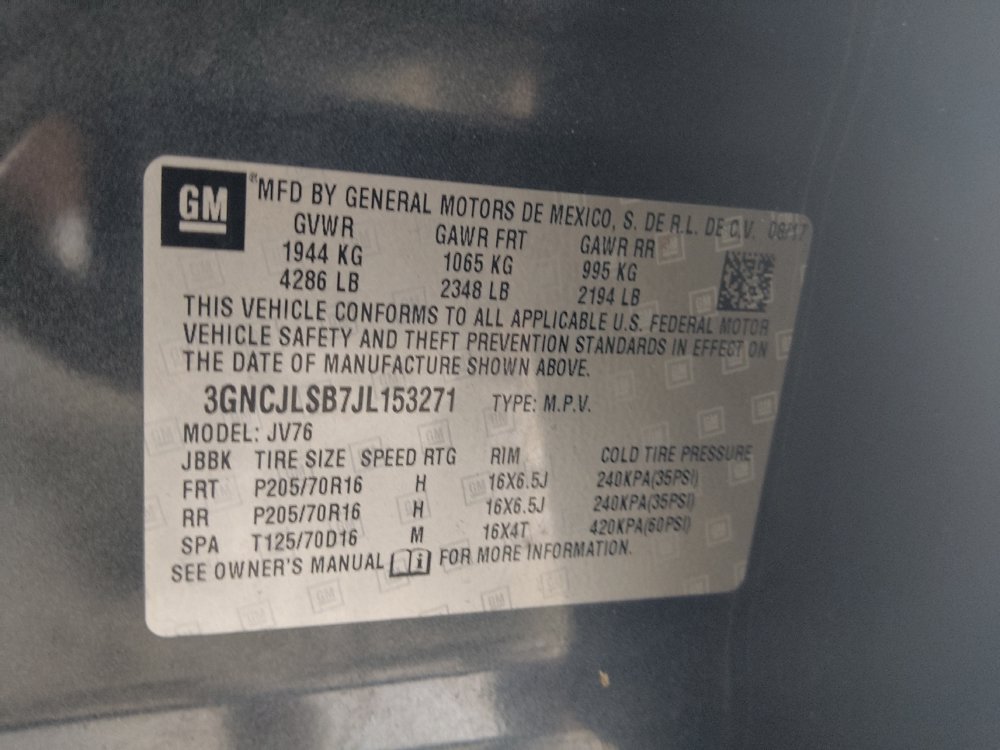 Used 2018 Chevrolet Trax LT w/ LT Convenience Package FWD image 33