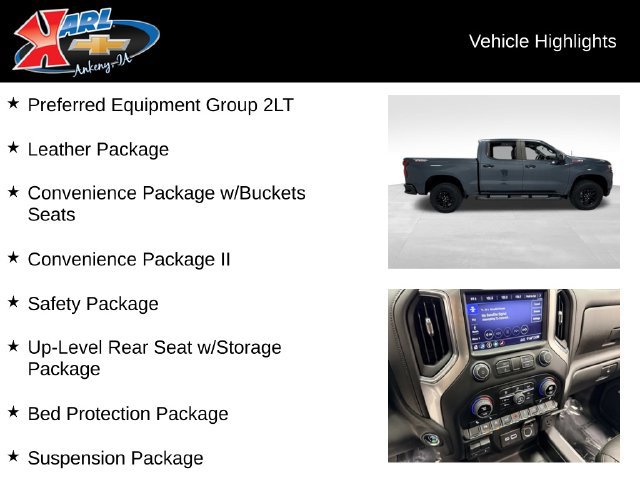 Certified 2020 Chevrolet Silverado 1500 LT Trail Boss AWD/4WD image 2