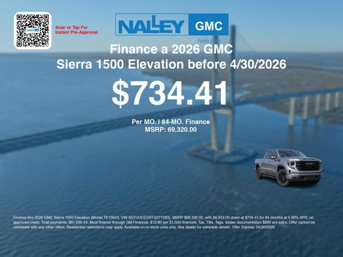 New 2026 GMC Sierra 1500 Elevation w/ Elevation Premium Package AWD/4WD image 7