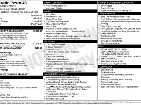 New 2026 Chevrolet Traverse Z71 w/ Enhanced Driving Package image 6