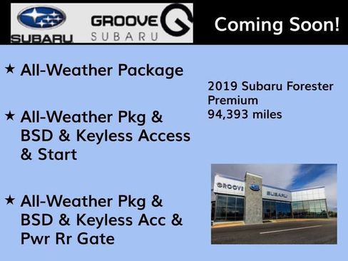 Used 2019 Subaru Forester Premium w/ Popular Package #1 AWD/4WD image 2