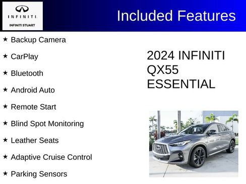 Certified 2024 INFINITI QX55 Essential AWD/4WD image 3