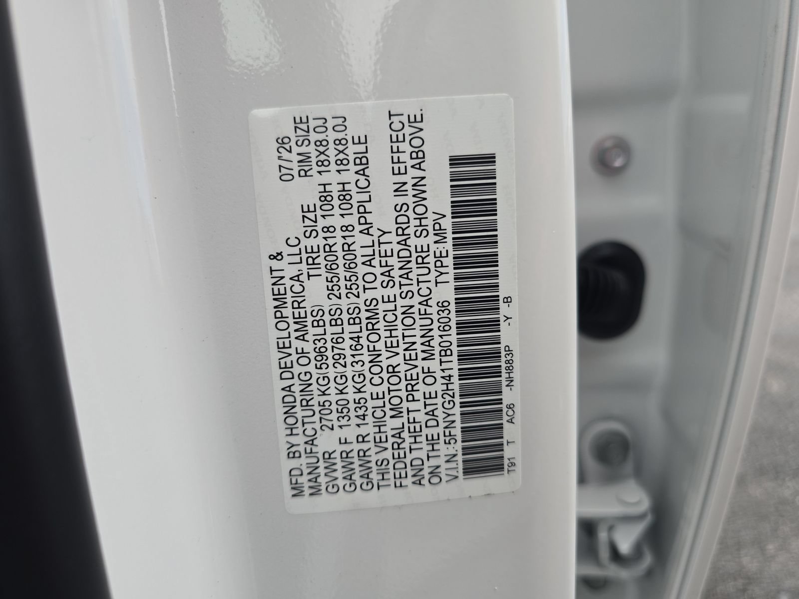 New 2026 Honda Pilot EX-L image 30