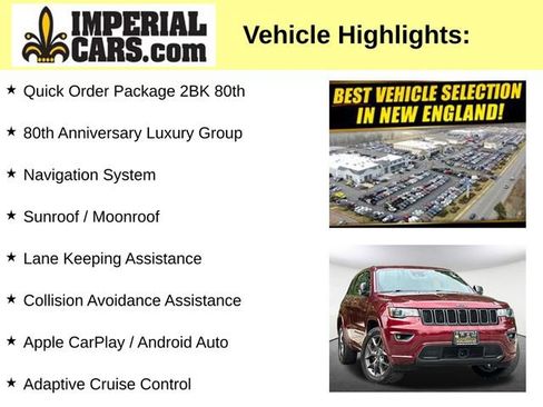 Used 2021 Jeep Grand Cherokee Limited w/ Quick Order Package 28K 80th AWD/4WD image 8
