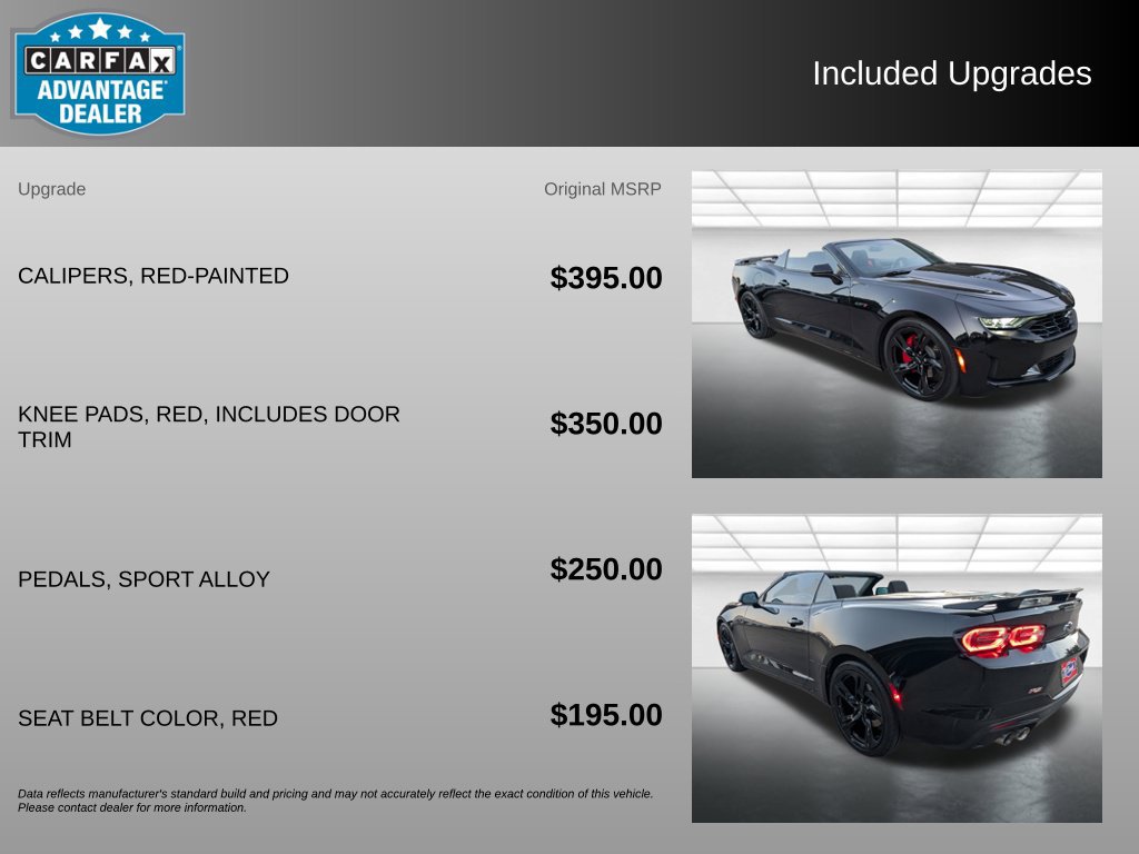 Used 2024 Chevrolet Camaro LT w/ RS Package RWD image 6