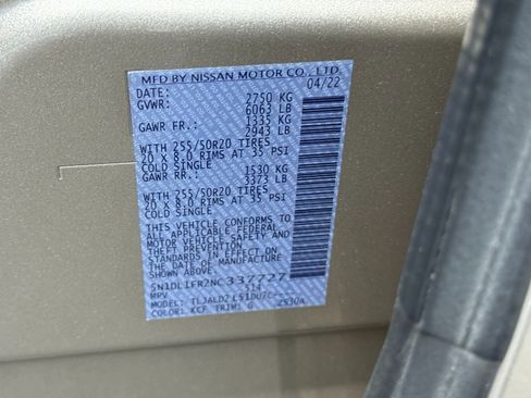 Used 2022 INFINITI QX60 Luxe w/ Cargo Package FWD image 48