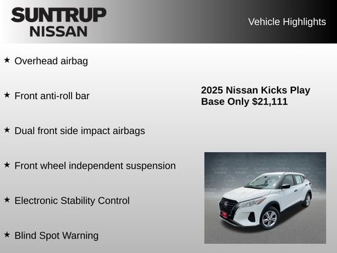 Used 2025 Nissan Kicks Play S FWD image 23