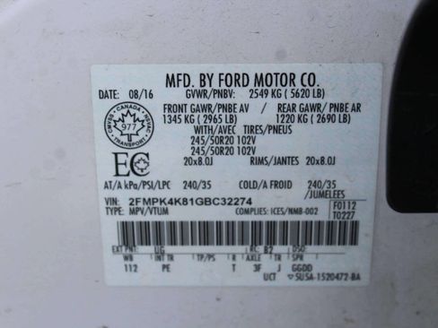 Used 2016 Ford Edge Titanium w/ Canadian Touring Package image 32