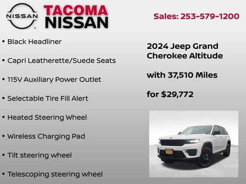 Used 2024 Jeep Grand Cherokee Altitude image 31