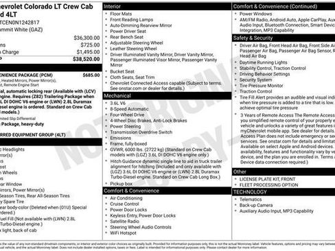 Used 2022 Chevrolet Colorado LT w/ LT Convenience Package AWD/4WD image 3