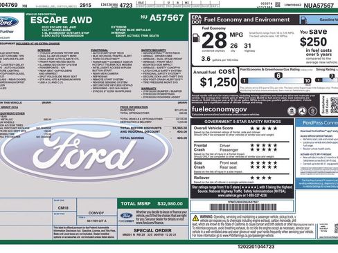 Used 2022 Ford Escape SEL AWD/4WD image 20