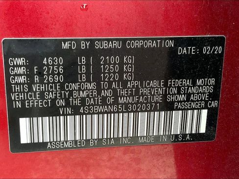 Used 2020 Subaru Legacy Limited w/ Popular Package #2 image 35