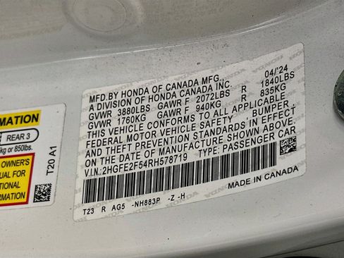 Used 2024 Honda Civic Sport image 12
