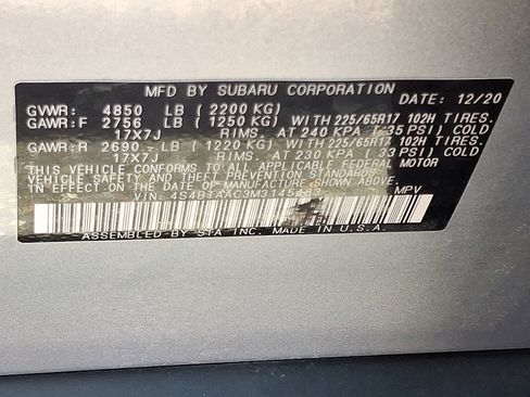 Used 2021 Subaru Outback image 26