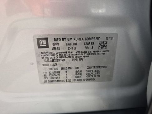 Certified 2019 Buick Encore Preferred FWD image 31