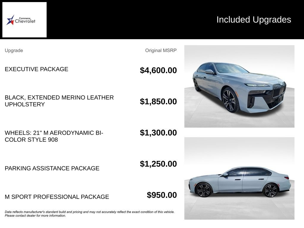 Used 2023 BMW 740i w/ Executive Package RWD image 50