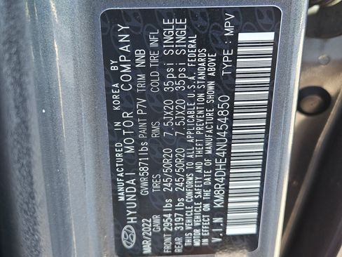 Used 2022 Hyundai Palisade SEL w/ 8P Bench Seat Package AWD/4WD image 35