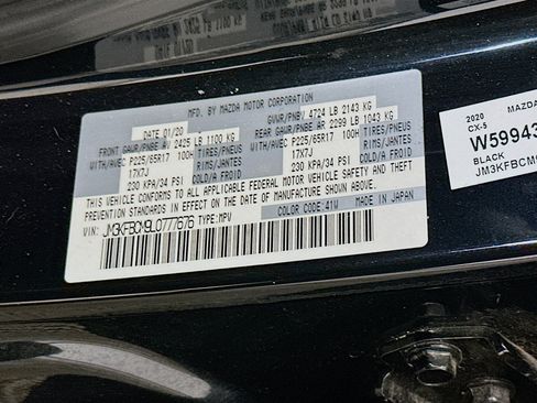 Used 2020 MAZDA CX-5 Touring AWD/4WD image 12