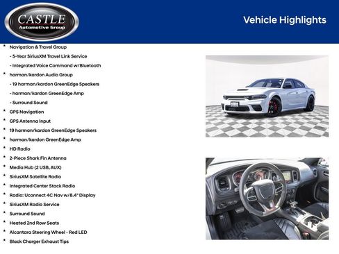 Used 2023 Dodge Charger SRT Hellcat w/ Harman/Kardon Audio Group RWD image 7