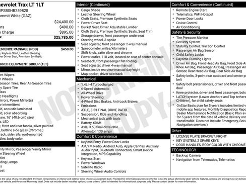 Used 2017 Chevrolet Trax LT w/ LT Convenience Package image 15