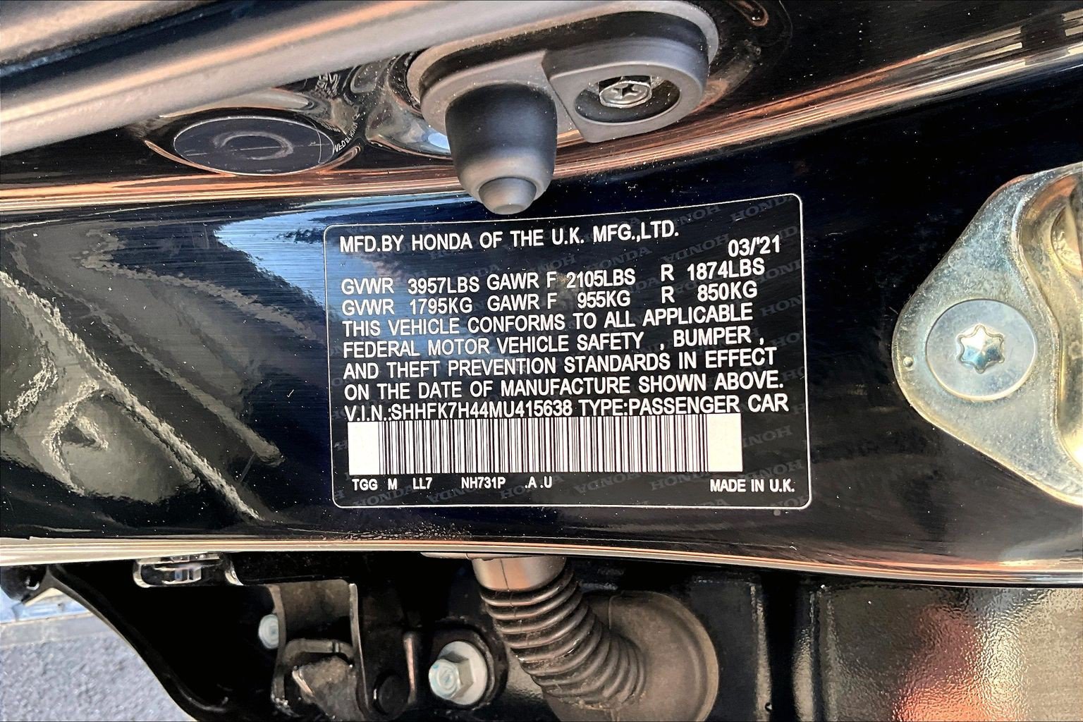 Used 2021 Honda Civic Sport image 32