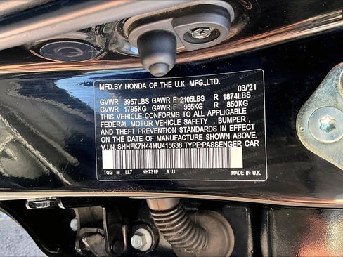 Used 2021 Honda Civic Sport image 32