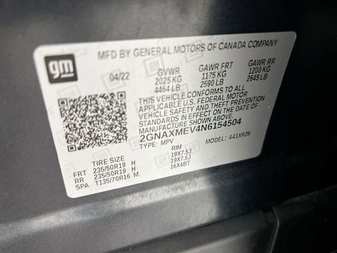 Used 2022 Chevrolet Equinox RS FWD image 27