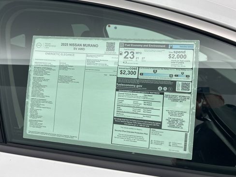 New 2025 Nissan Murano SV image 5
