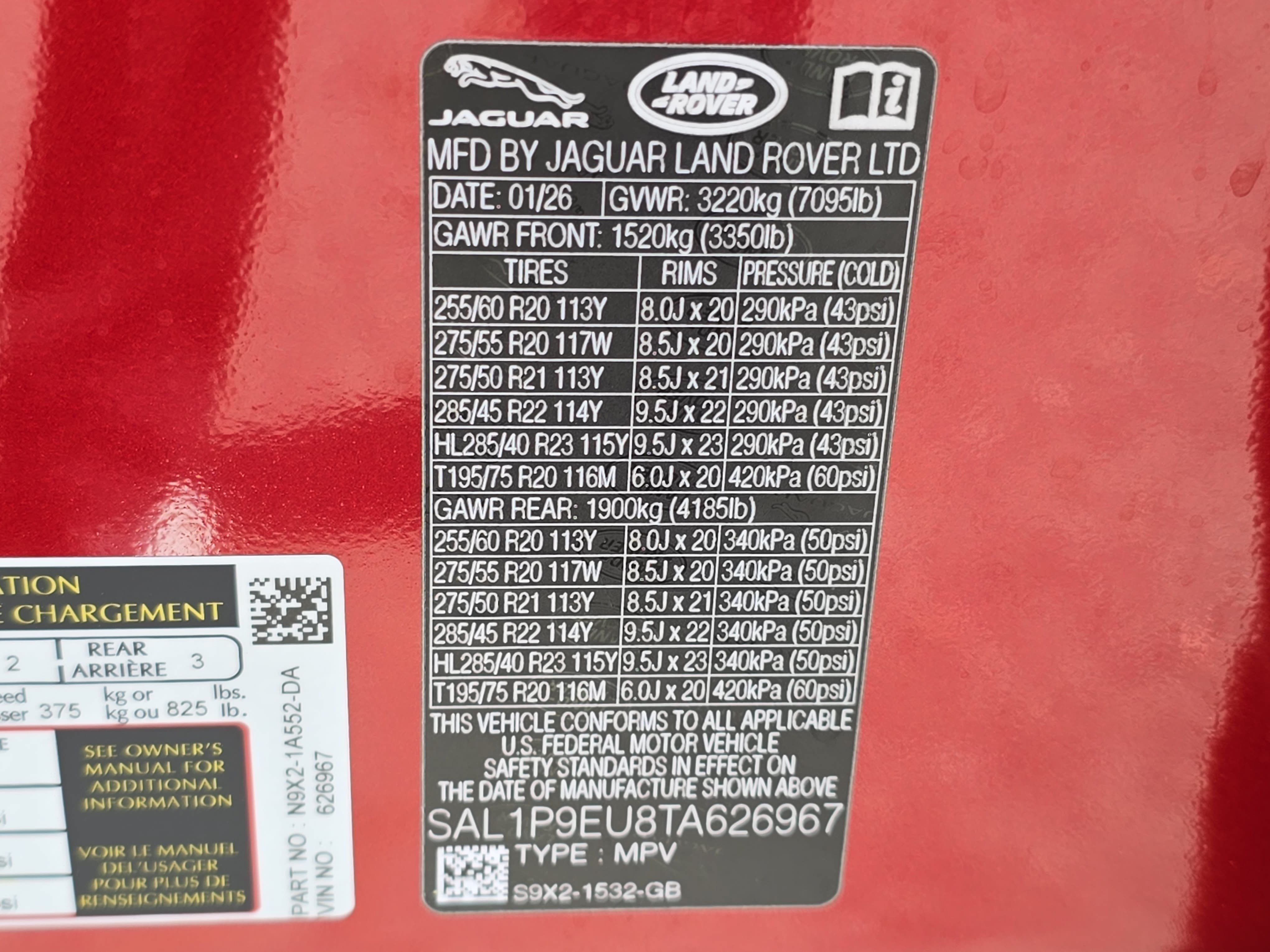 New 2026 Land Rover Range Rover Sport SE AWD/4WD image 36