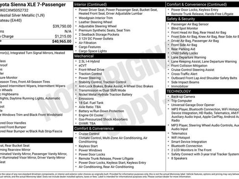 Used 2021 Toyota Sienna XLE FWD image 7