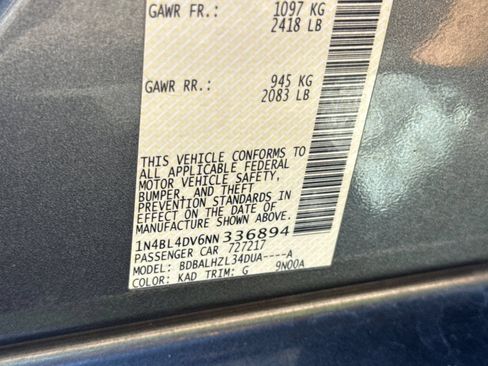 Used 2022 Nissan Altima 2.5 SV FWD image 28