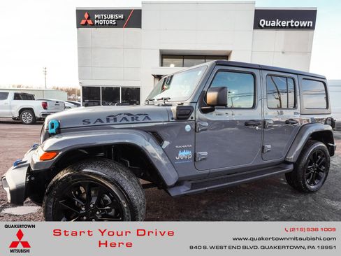 Used 2023 Jeep Wrangler Unlimited Sahara w/ Cold Weather Group image 1