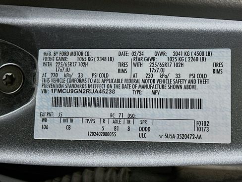 Used 2024 Ford Escape Active w/ Tech Pack #1 AWD/4WD image 12