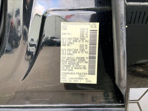 Used 2018 Nissan Frontier PRO-4X w/ Pro-4x Luxury Package image 37