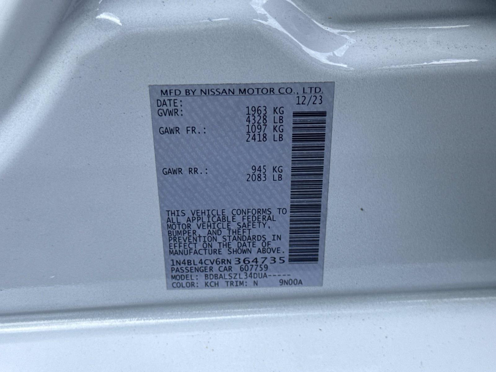 Used 2024 Nissan Altima 2.5 SR FWD image 30