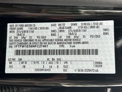 Used 2022 Ford F150 XLT w/ Equipment Group 302A High AWD/4WD image 33
