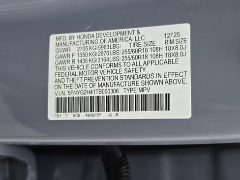 New 2026 Honda Pilot EX-L image 35