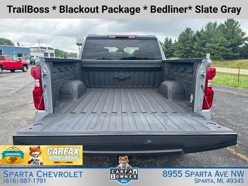 Certified 2024 Chevrolet Silverado 1500 Custom Trail Boss w/ Turbomax Blackout Package AWD/4WD image 29