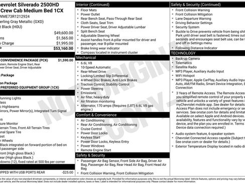Used 2024 Chevrolet Silverado 2500 Custom w/ Custom Convenience Package RWD image 8