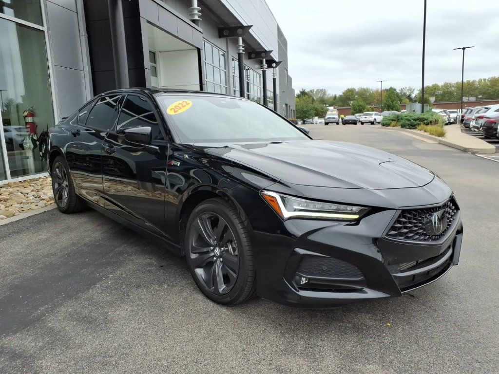 Used 2022 Acura TLX w/ A-SPEC Package AWD/4WD image 8